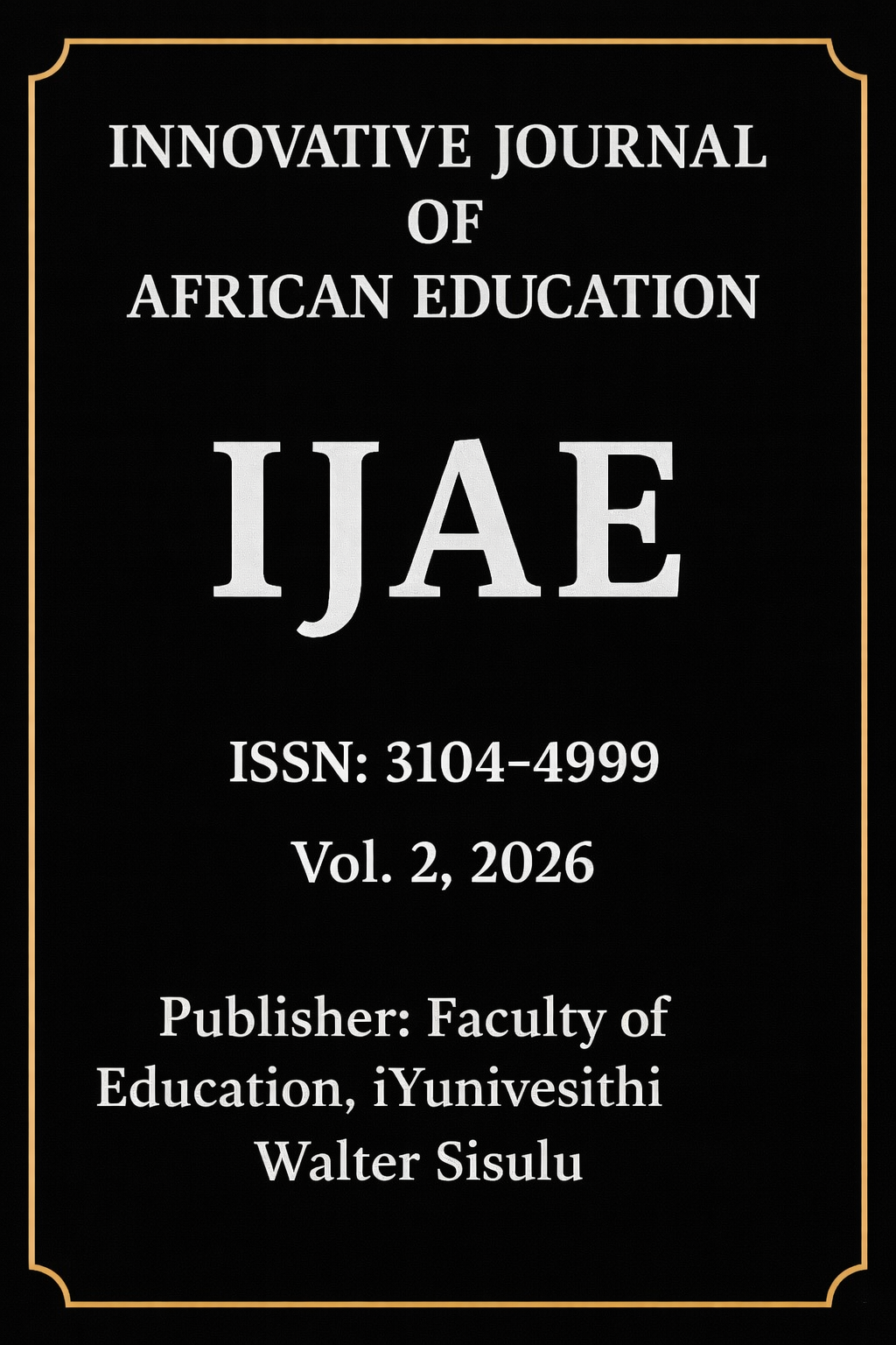 					View Vol. 2 (2026): Innovative Journal of African Education
				